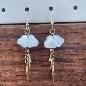 Lightning Cloud Earrings 🌩